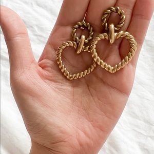 Laura Lombardi Bambola heart earrings